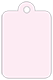 Pink Feather Style C Tag 2 1/4 x 3 1/2
