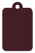 Eggplant Style C Tag (2 1/4 x 3 1/2) 10/Pk