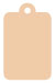 Latte Style C Tag (2 1/4 x 3 1/2) 10/Pk