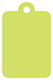 Citrus Green Style C Tag 2 1/4 x 3 1/2
