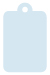 Blue Feather Style C Tag (2 1/4 x 3 1/2) 10/Pk