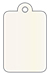 White Gold Style C Tag (2 1/4 x 3 1/2) 10/Pk