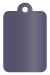 Iris Blue Style C Tag (2 1/4 x 3 1/2) 10/Pk