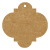 Natural Kraft Style D Tag (2 1/2 x 2 1/2) - 10/Pk