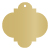 Gold Leaf Style D Tag (2 1/2 x 2 1/2) - 10/Pk