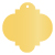 Gold Style D Tag (2 1/2 x 2 1/2) - 10/Pk