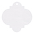 Linen Solar White Style D Tag (2 1/2 x 2 1/2) - 10/Pk