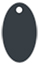 Eames Graphite (Textured) Style E Tag (2 x 3 1/2) 10/Pk