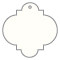 Textured Bianco Style F Tag (3 x 3) 10/Pk