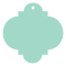 Tiffany Blue Style F Tag (3 x 3) 10/Pk