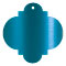 Teal Silk Style F Tag (3 x 3) 10/Pk