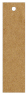 Natural Kraft Style G Tag (1 1/4 x 5) 10/Pk