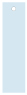 Blue Feather Style G Tag (1 1/4 x 5) 10/Pk