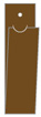 Tiger's Eye Style H Tag (1 1/4 x 5 3/4 folded) 10/Pk