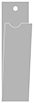 Pewter Style H Tag 1 1/4 x 5 3/4 folded