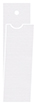 Linen Solar White Style H Tag (1 1/4 x 5 3/4 folded) 10/Pk