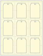 Baronial Ivory Imprintable Tag Style A1