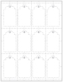 Solar White Imprintable Tag Style A2