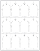 Solar White Imprintable Tag Style A2