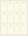 Natural White Imprintable Tag Style A2