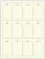 Natural White Imprintable Tag Style A2