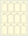Baronial Ivory Imprintable Tag Style A2