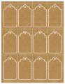 Natural Kraft Imprintable Tag Style A2