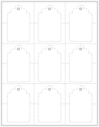 Solar White Imprintable Tag Style A3