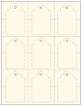 Natural White Imprintable Tag Style A3