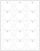 Solar White Imprintable Tag Style A4