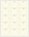 Natural White Imprintable Tag Style A4