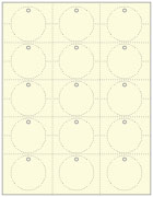 Baronial Ivory Imprintable Tag Style A4