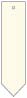 Crest Natural White Style L Tag (1 1/4 x 5) 10/Pk
