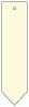 Crest Baronial Ivory Style L Tag (1 1/4 x 5) 10/Pk