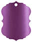 Purple Silk Style M Tag 3 x 4