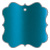 Teal Silk Style N Tag (2 1/2 x 2 1/2) 10/Pk