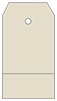 Beige Pocket Tag (3 x 5 1/2) 10/Pk