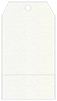White Pearl Pocket Tag (3 x 5 1/2) 10/Pk