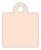 Peach Style Q Tag (2 x 2 1/2) 10/Pk