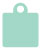 Tiffany Blue Style Q Tag (2 x 2 1/2) 10/Pk