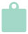 Tiffany Blue Style Q Tag (2 x 2 1/2) 10/Pk