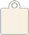 Pearlized Latte Style Q Tag (2 x 2 1/2) 10/Pk