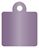 Metallic Purple Style Q Tag (2 x 2 1/2) 10/Pk