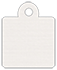 Linen Natural White Style Q Tag 2 x 2 1/2