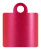 Pink Silk Style Q Tag (2 x 2 1/2) 10/Pk