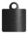 Black Silk Style Q Tag (2 x 2 1/2) 10/Pk