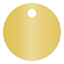 Gold Style R Tag 1 3/4 x 1 3/4