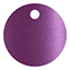 Purple Silk Style R Tag 1 3/4 x 1 3/4