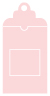 Pink Feather Window Tag (2 5/8 x 5) 10/Pk