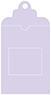 Purple Lace Window Tag 2 5/8 x 5
